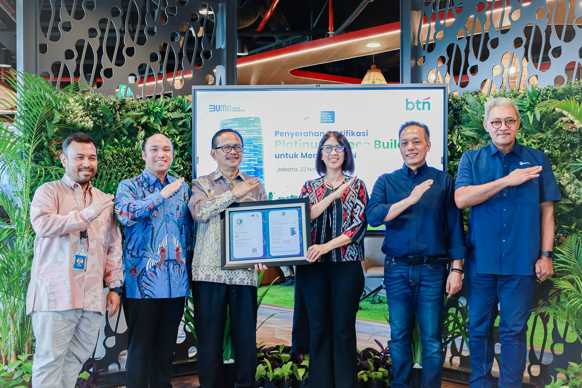 Menara 2 BTN Achieves Greenship Platinum, Increases Commitment to Sustainability